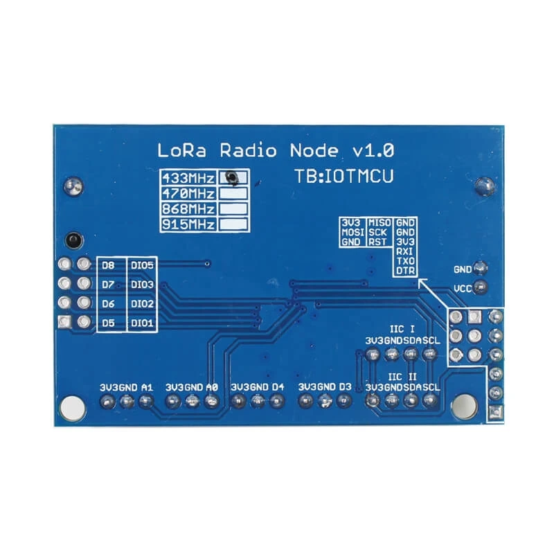 LoRa SX1278 ATmega328P RFM98 433MHz 915MHz Radio Node Module for Arduino 3.7-12v uFL Connector Interface