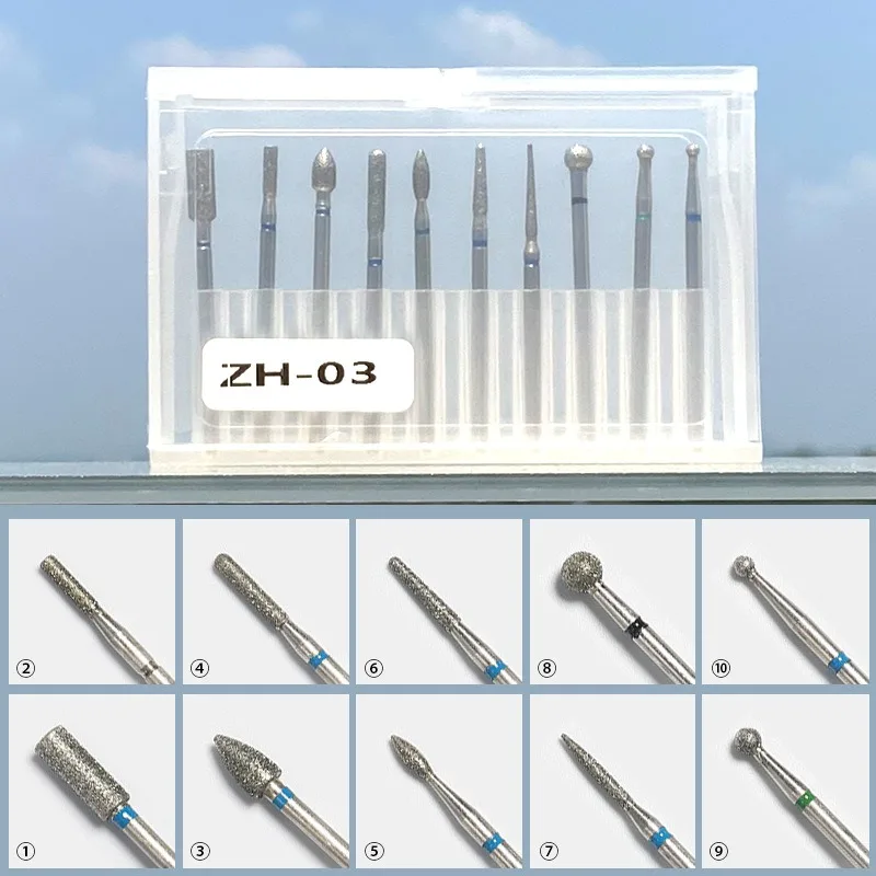 Punte da trapano per manicure russe Sistema di lucidatura delle unghie Kit di strumenti elettrici per unghie Attrezzatura professionale per nail art Design 5 in 1