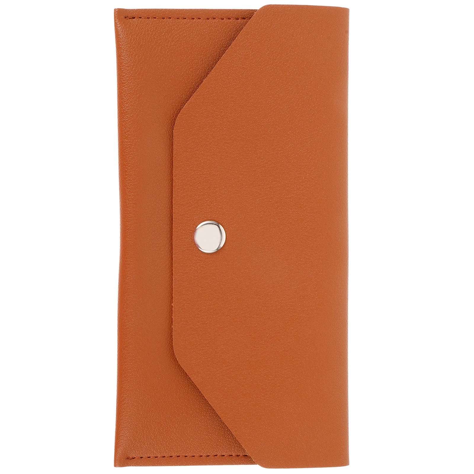 

High Capacity Cash Envelope Wallet Travel Men's Pu Business Card Holder for Purse