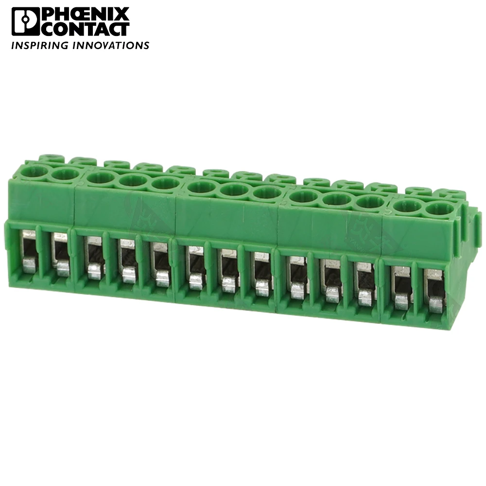 1Pcs 3.5mm Original Genuine Phoenix Contact Connector PCB Pluggable PLUG-IN Terminal Block 13 Pin PT 1.5 PVH 3.5 1984125 8A 200V