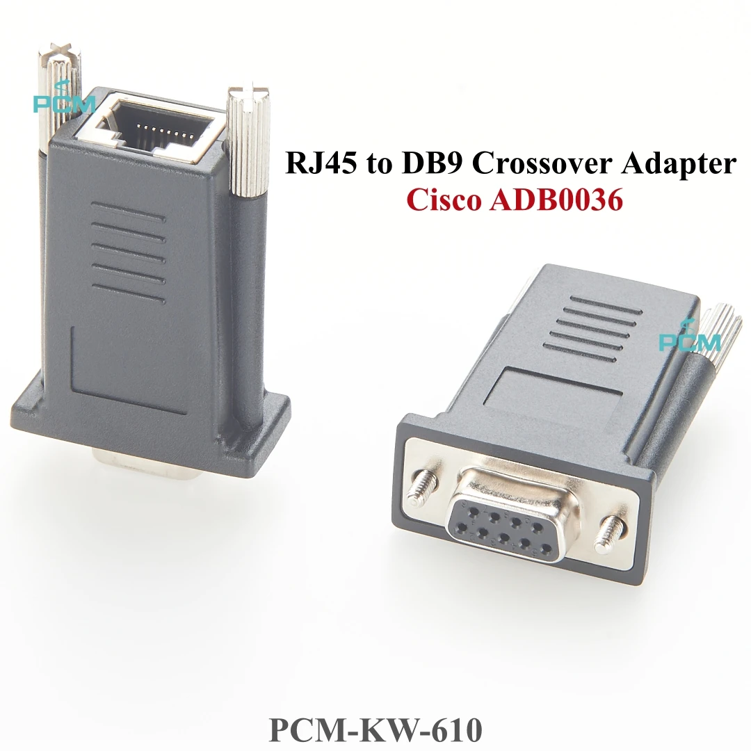 

RJ45 8P8C к DB9 9-контактный гнездовой разъем, адаптер для консоли, преобразователь Cisco, совместимый Avocent ADB0036 для серверного маршрутизатора