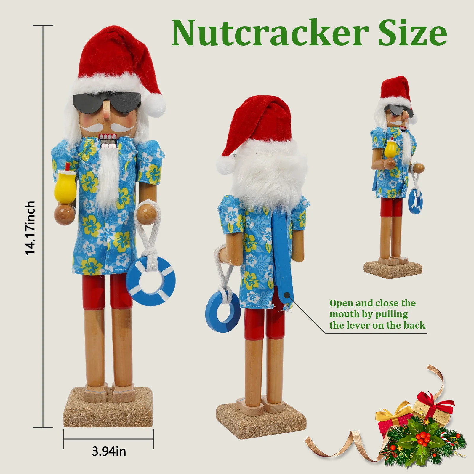 

A Timeless Tradition Elegant Handmade Nutcracker Figurine for a Classic Christmas Atmosphere & Memorable Gift-Giving