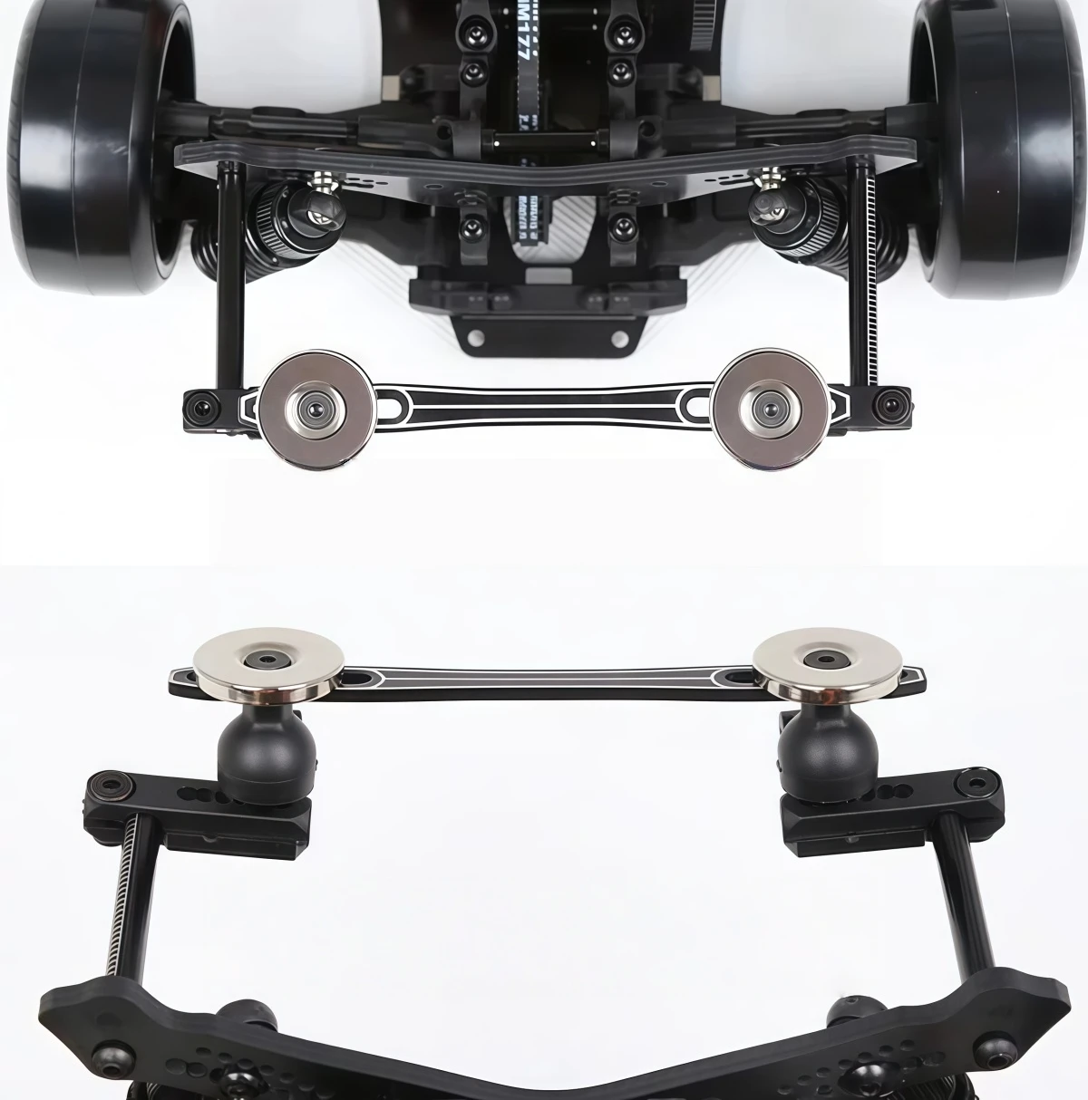 Набор невидимых магнитных креплений 3Racing SAK-D4832 для моделей Sakura D4, D5, Yokomo YD-2, 1/10 RC, запчасти для дрифт-каров