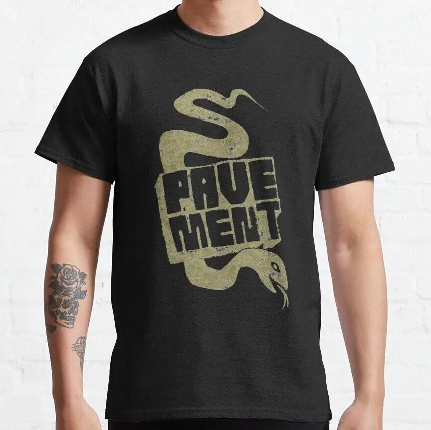 Pavement Snake Animals Cool Art Tee Classic NWT Gildan Size S-5XL T-Shirt