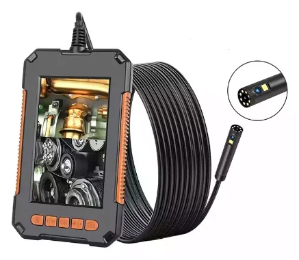 For Factory stock 5m portable 2.0mp waterproof inspection borescope camera 1080P HD TFT IPS 4.3 inch LCD Screen endoscope