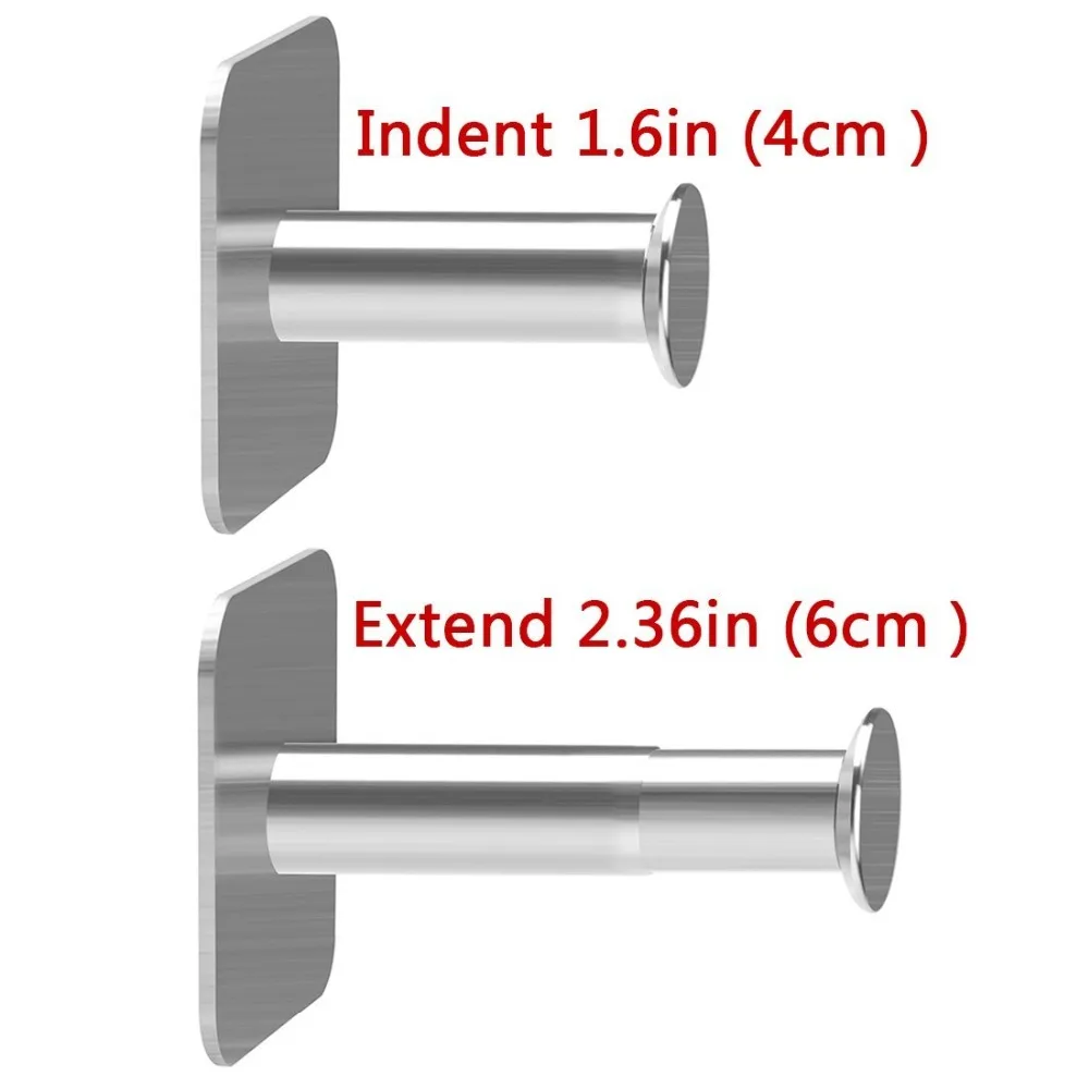 Extensible Hoofdtelefoon Standhouder, Rvs Stick-On Met 3M Lijm Haken Onder Bureau, dual Headset Voor Alle Hoofdtelefoon