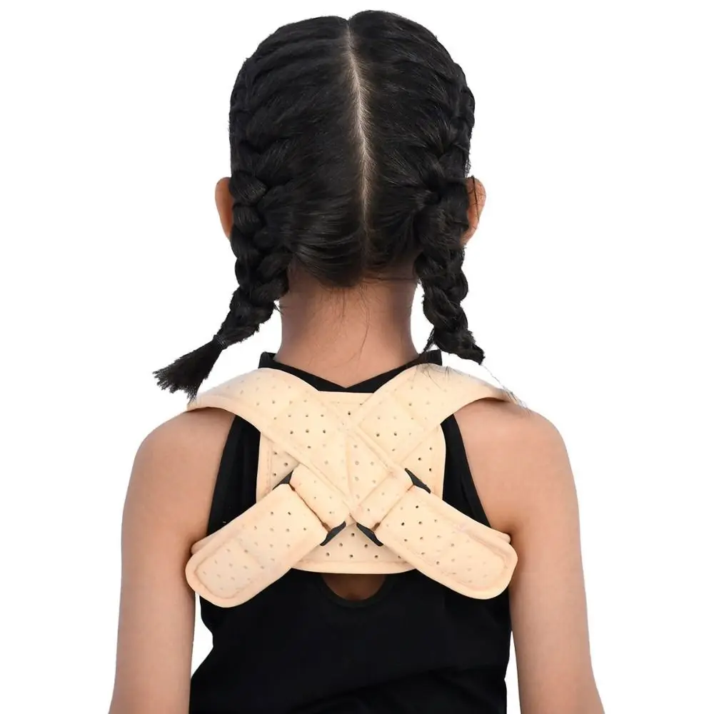 Children Composite Cloth Clavicle Brace Hunchback Correction Adjustable Strap Posture Corrector Shoulder Support Strap Injuries