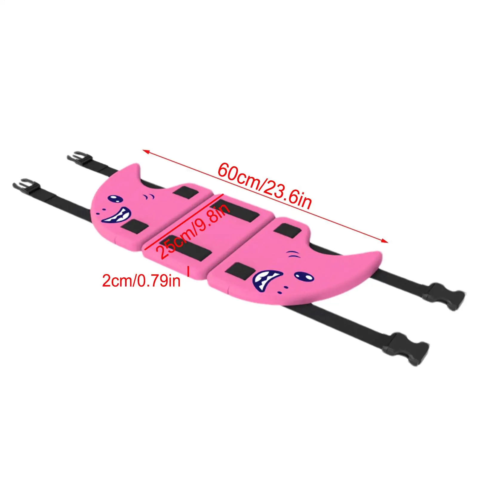 1pc Children's Back Float Kid's Shark Fin Back Float Board Color Auxiliary Float Board For Swimming Pools Beginner Kickboard view 6