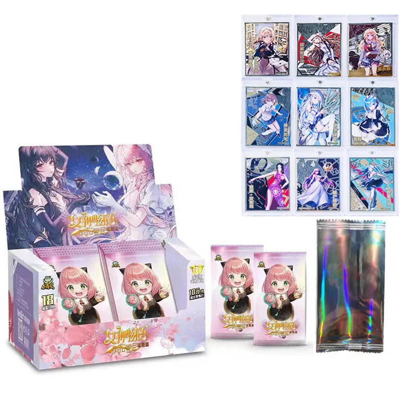 Goddess Story Collection Cards Booster Box PR Promo 10m04 Anime Box Tcg Girl Sexy Anime Table Playing Game Board Cards