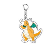 Anime Cartoon Flat Acrylic Keychain Elfin Figure Backpack pendant Key chains Kawaii Cute Pendant Dolls Boys Gifts