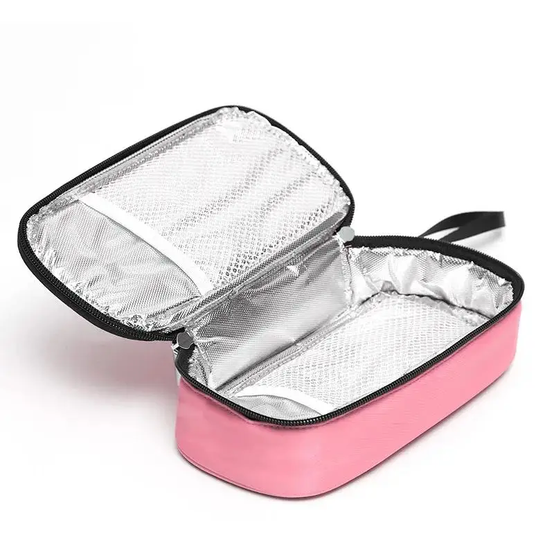 Cooling Bag Portable Diabetic Pocket Pill Protector Waterproof Thermal Insulated medical Cooler without Gel