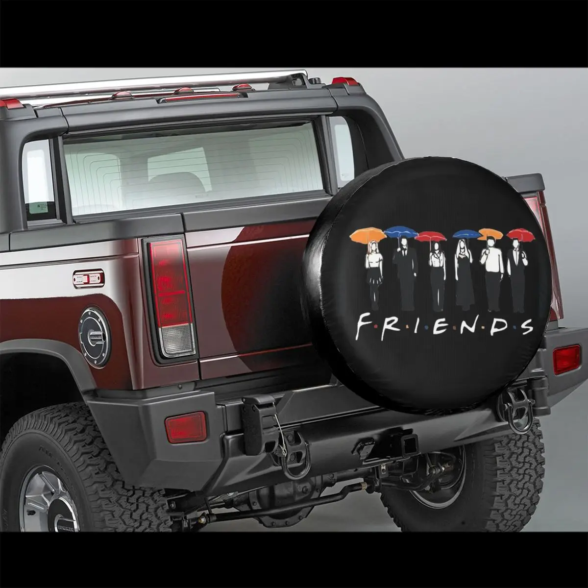 Classic Friends TV Show Spare Wheel Tire Cover Case Bag Pouch for Jeep Honda  Dust-Proof Vehicle Accessories 14