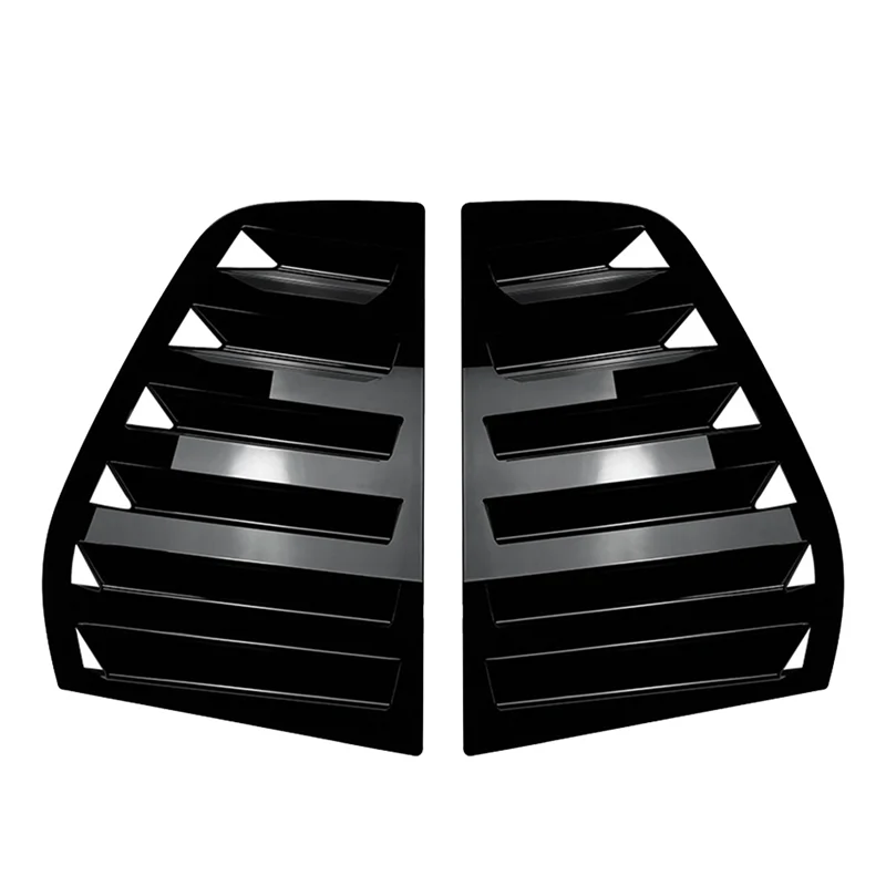 

Car Rear Window Louver Shutter Trim Cover For VW Golf MK5 2003-2008 Air Vent Scoop Shade Decorate Gloss Black Replacement Parts