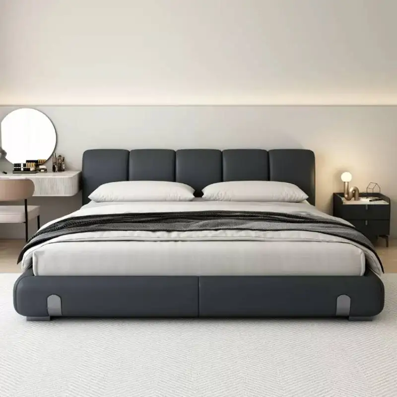 

Low Profile European Bed Platform Elegant Unique Wood Modern Platform Beds King Bedroom Luxury Cama Moderno Lujo Home Furniture