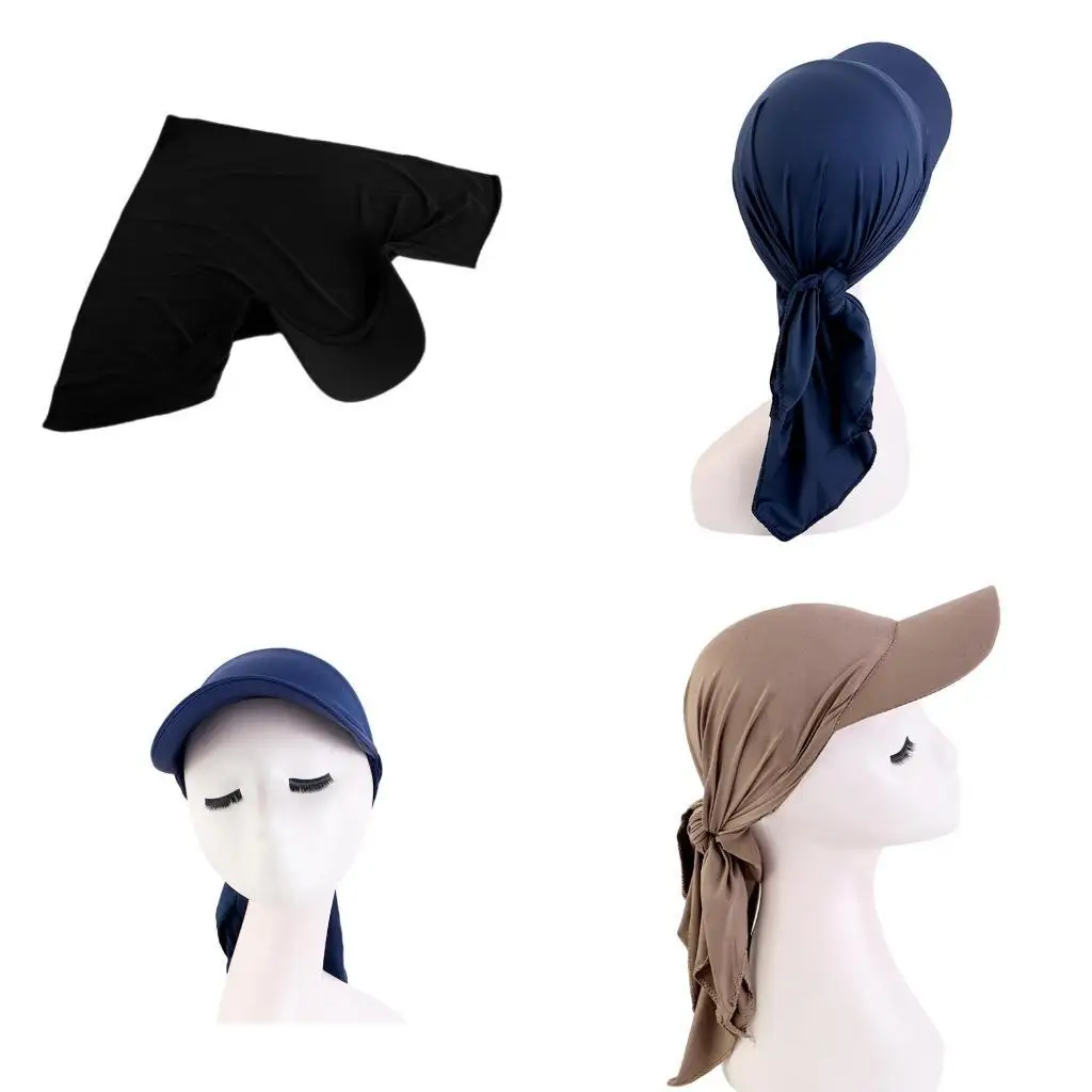 

652f Легкая сами -галстук Турбан Бейсбол Шляпа Регулируемый размер шляпы езда на велосипеде