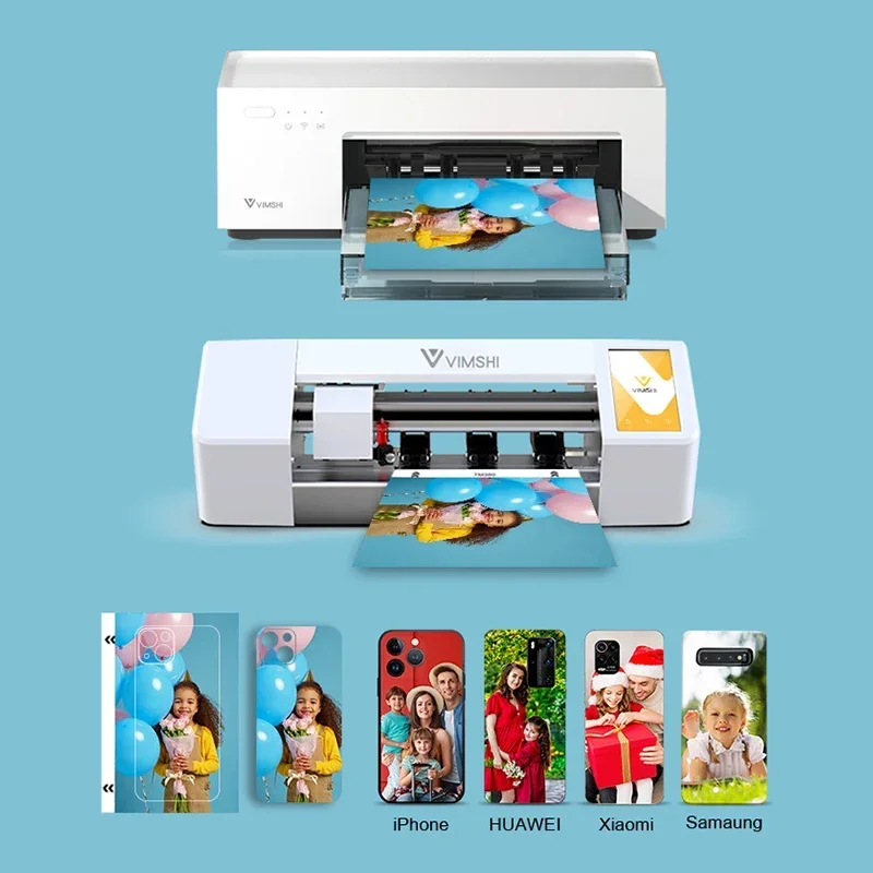 VIMSHI 2021 New UV LED printer printing machine 5760x1440dpi MIni smart UV Phone back cover skin  Available In All Sizes