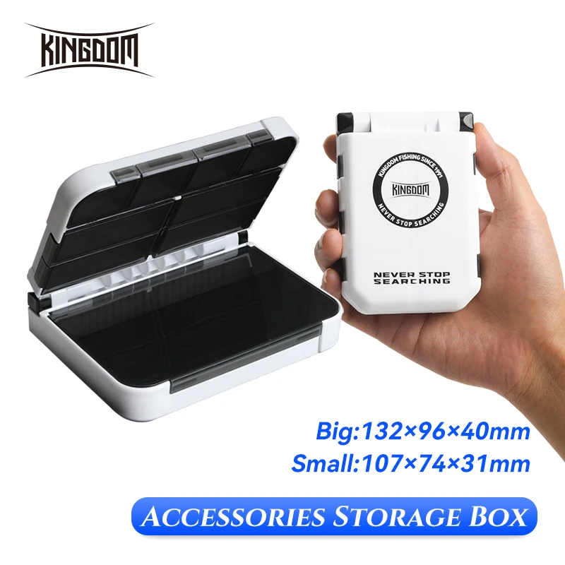 KINGDOM Storage Box 2002C/A Fishing Gear Accessories Waterproof sub-Box Fishing Hook Supplie Tool Storage Box Fishing Tackle Box