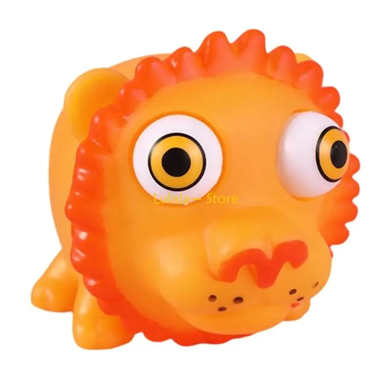 Y4QA Soft Squeeze Animal Toy With Popping Eyes For Kids Entertaining Stress Management