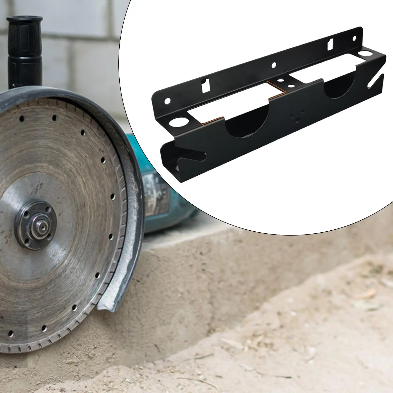 Angle Grinder Holder Garage Wall Mount Holder Electric Angle Grinder Storage Rack for Waxing Machines Angel Grinders Polishers
