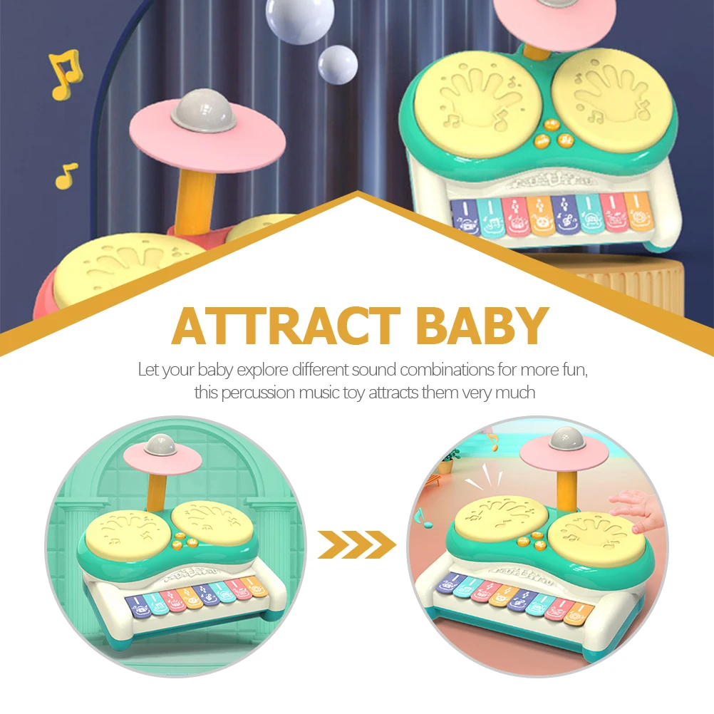

Multifunctional Drum Instrument For Kids Premium Children Drum With Light Sound Percussion Music Educational Plaything
