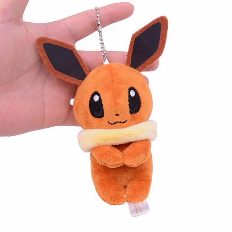 9 sztuk/zestaw Pokemon Anime Eevee Glaceon Sylveon leaf pluszowe Kawaii miękkie nadziewane zabawki lalki dla dzieci prezent na boże narodzenie brelok dekoracji