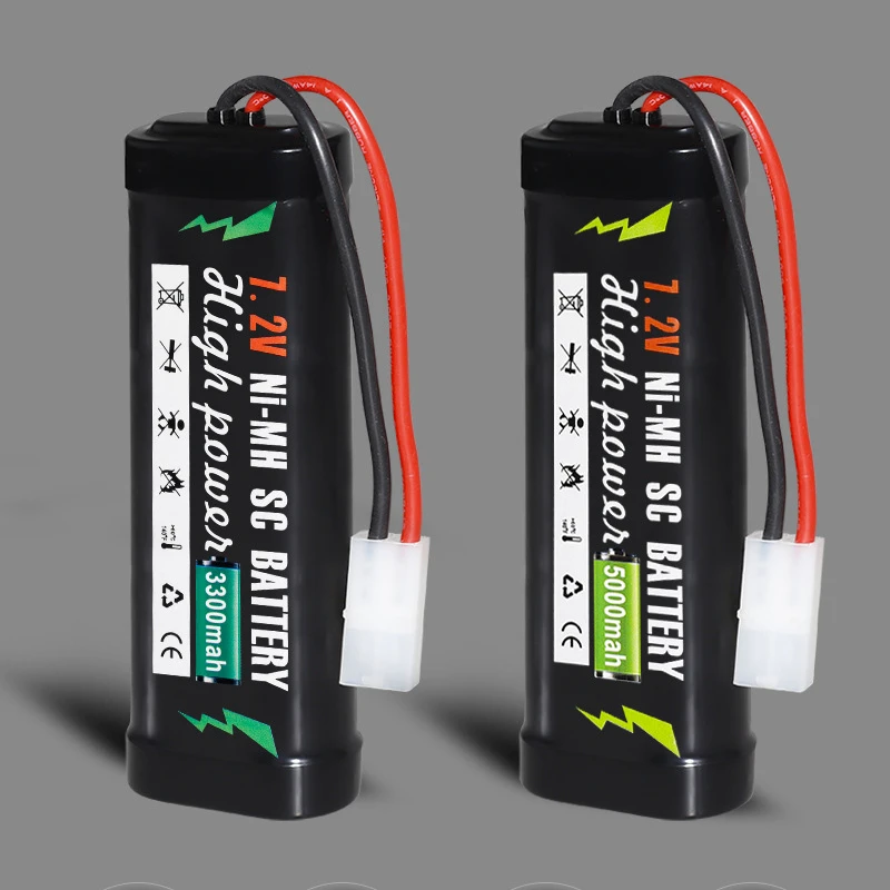 Melasta Battery 7.2V 4.2Ah/ 5000mAh NiMH Replacement RC with Tamiya Discharge Connector for RC Toys Racing Cars Boats Aircrafts