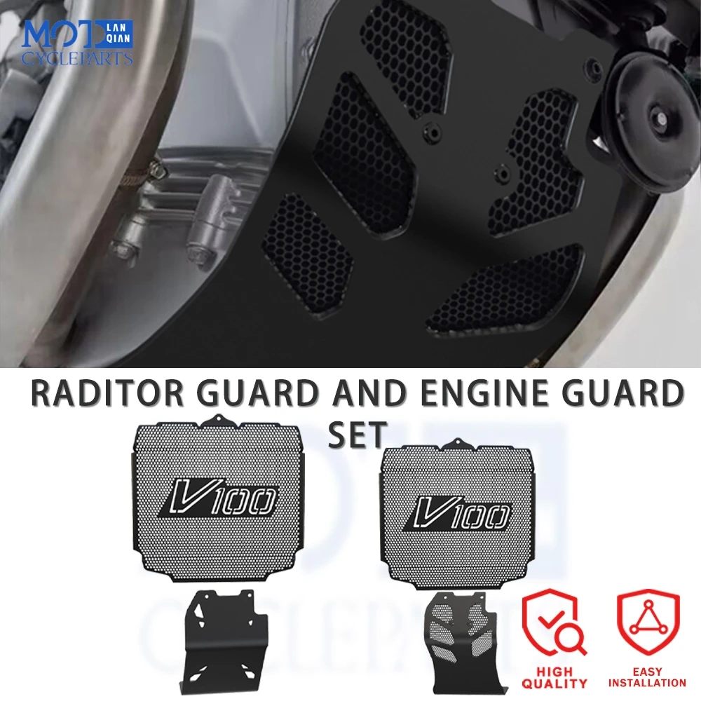 

Защитная крышка рамы мотоцикла 2025 года под защитой двигателя для Moto Guzzi V100 V 100 Mandello S 2022-2024