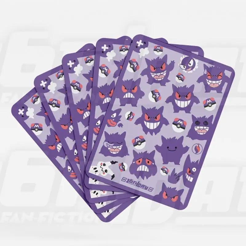 

64Pcs/set Cartoon DIY Card Sleeve Gengar PTCG Anime Game Collection Card Protective Case Gift Toys