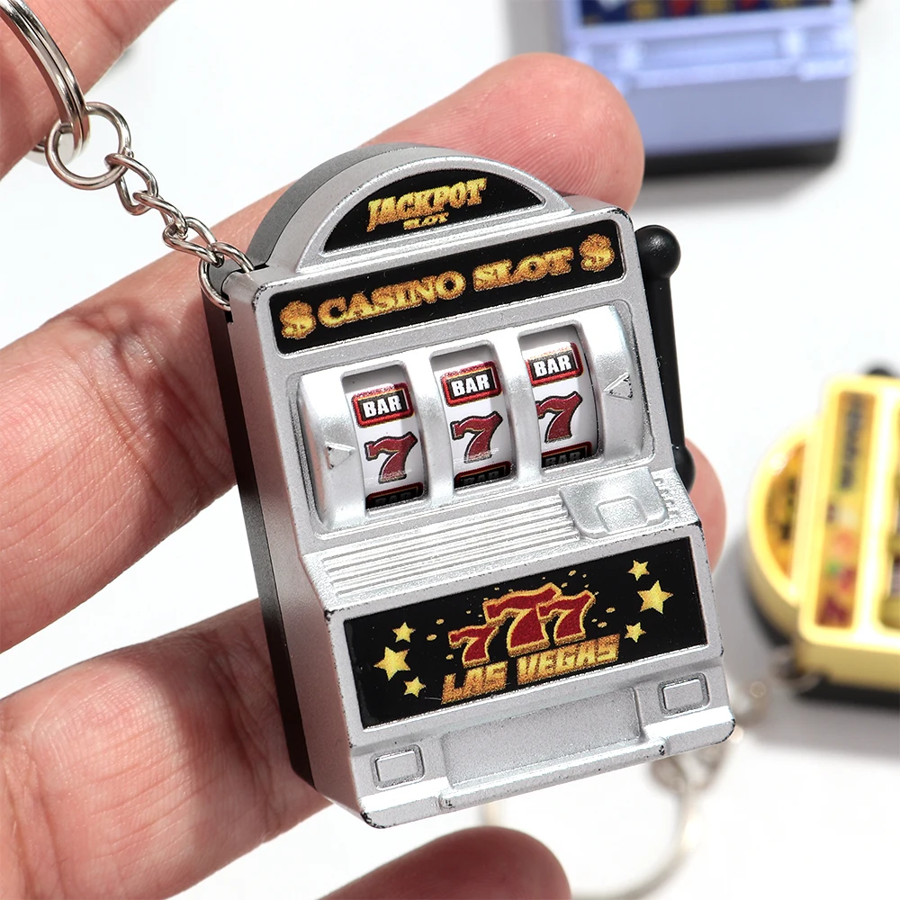 Mini-Spielautomat-Schlüsselanhänger: Personalisierter Glücksbringer für Auto und Schlüssel – Kreatives Geschenk-Accessoire – Detail 4