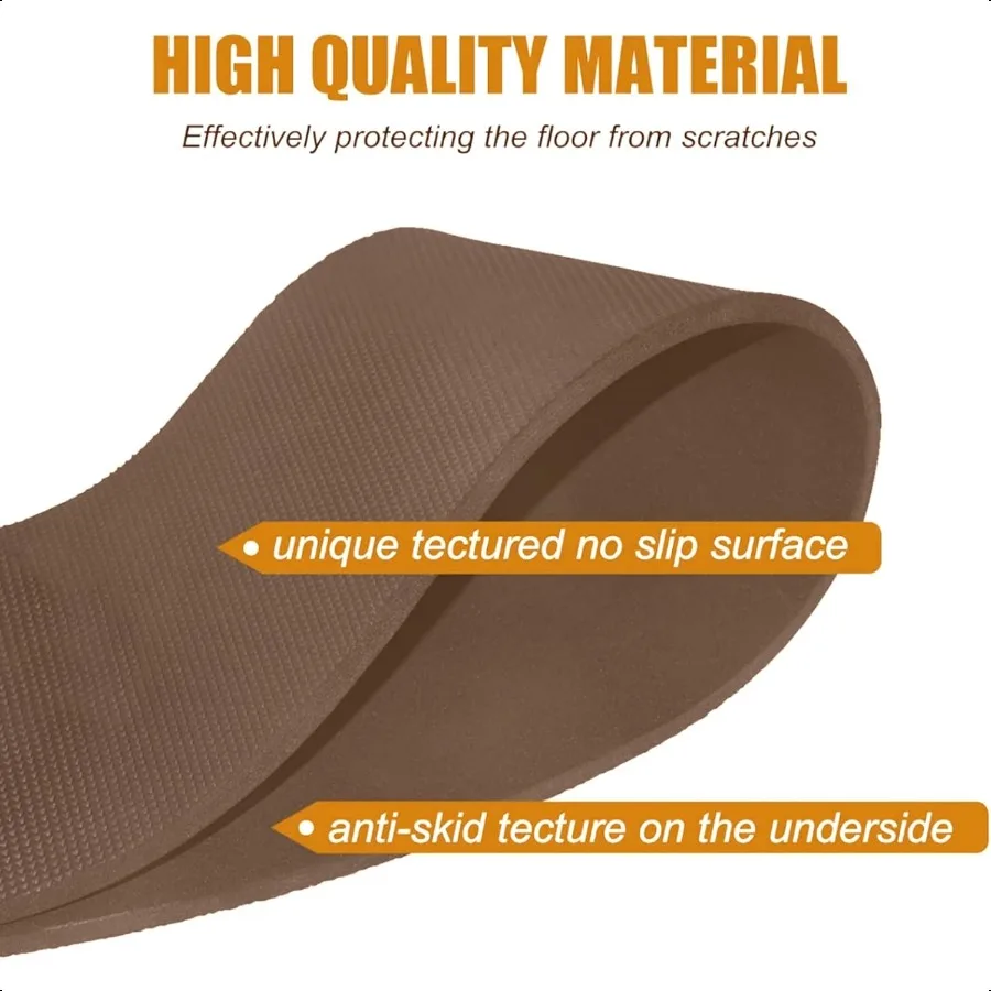 2 قطعة منصات كرسي للأرضيات الصلبة غير S الأثاث القابض وسادة الطابق المطاط MatAnti الشريحة الأثاث وسادة الأرضية الصلبة Prot #5