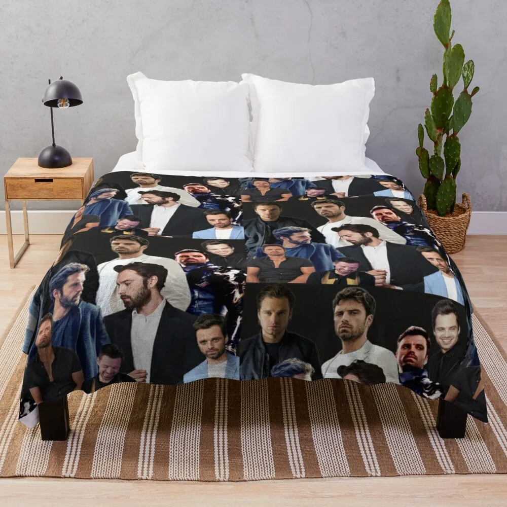 

Sebastian Stan throw blanketsThrow Blanket Plush fabric