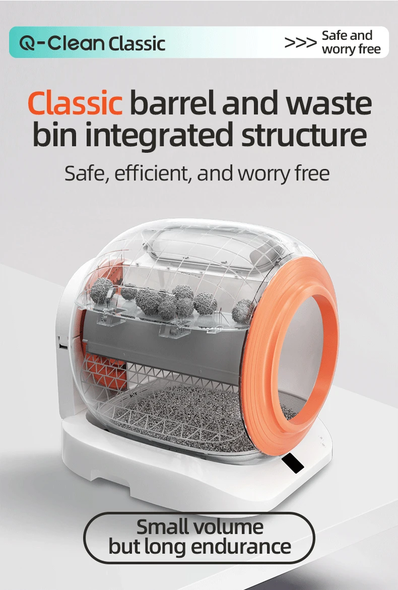 Automatic Cat Box APP Control Self-Cleaning Safety Protection Smart Cat Toilet Self Cleaning Cat Box