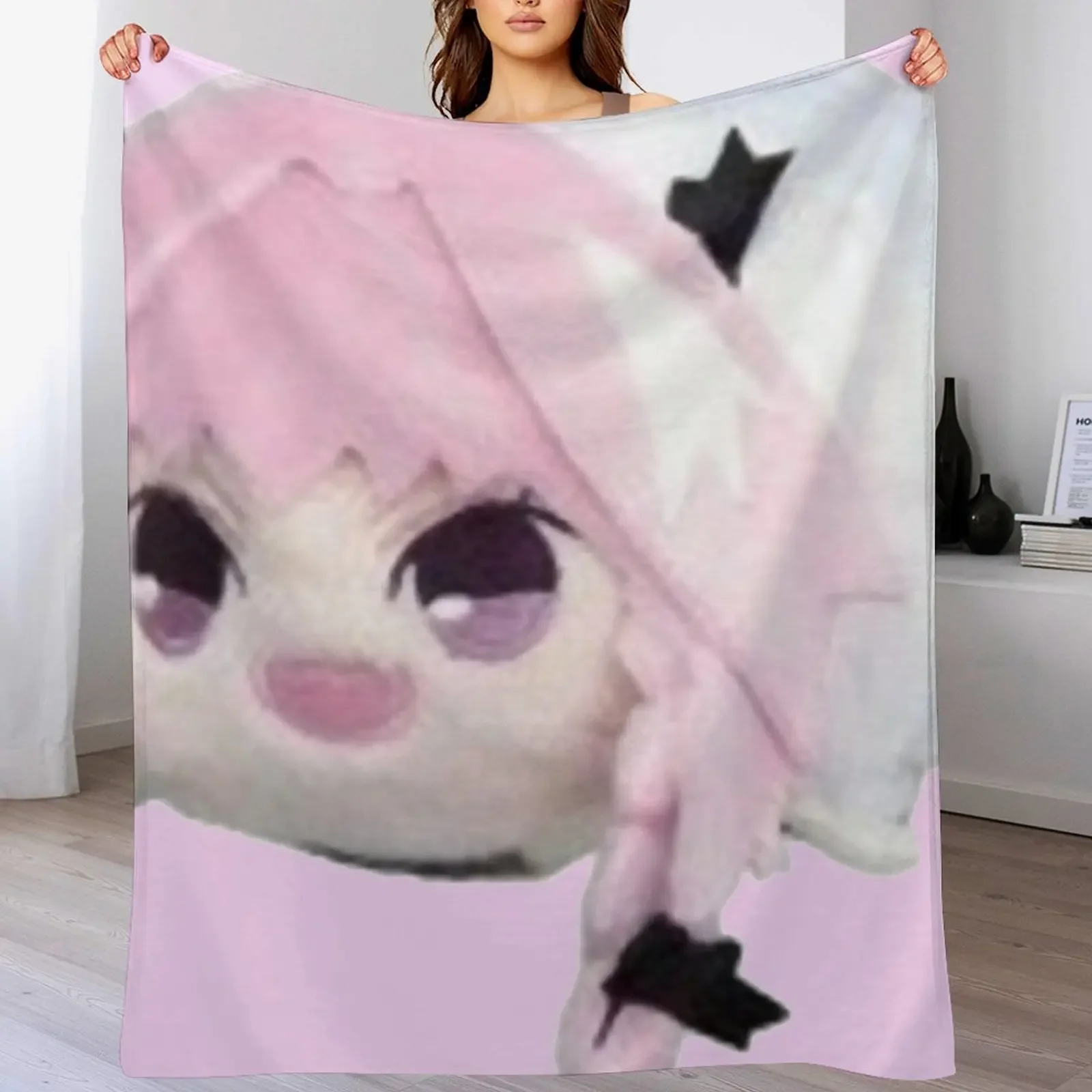 

Astolfo Bean Throw Blanket Hairys Luxury Thicken Blankets