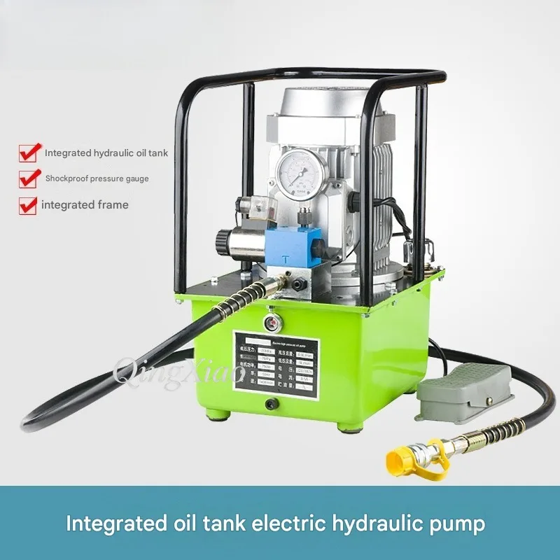 Industrial Ultra High Pressure Electric Hydraulic Pump 70MPa Foot Switch Solenoid Valve 220V Portable For Hydraulic Tools