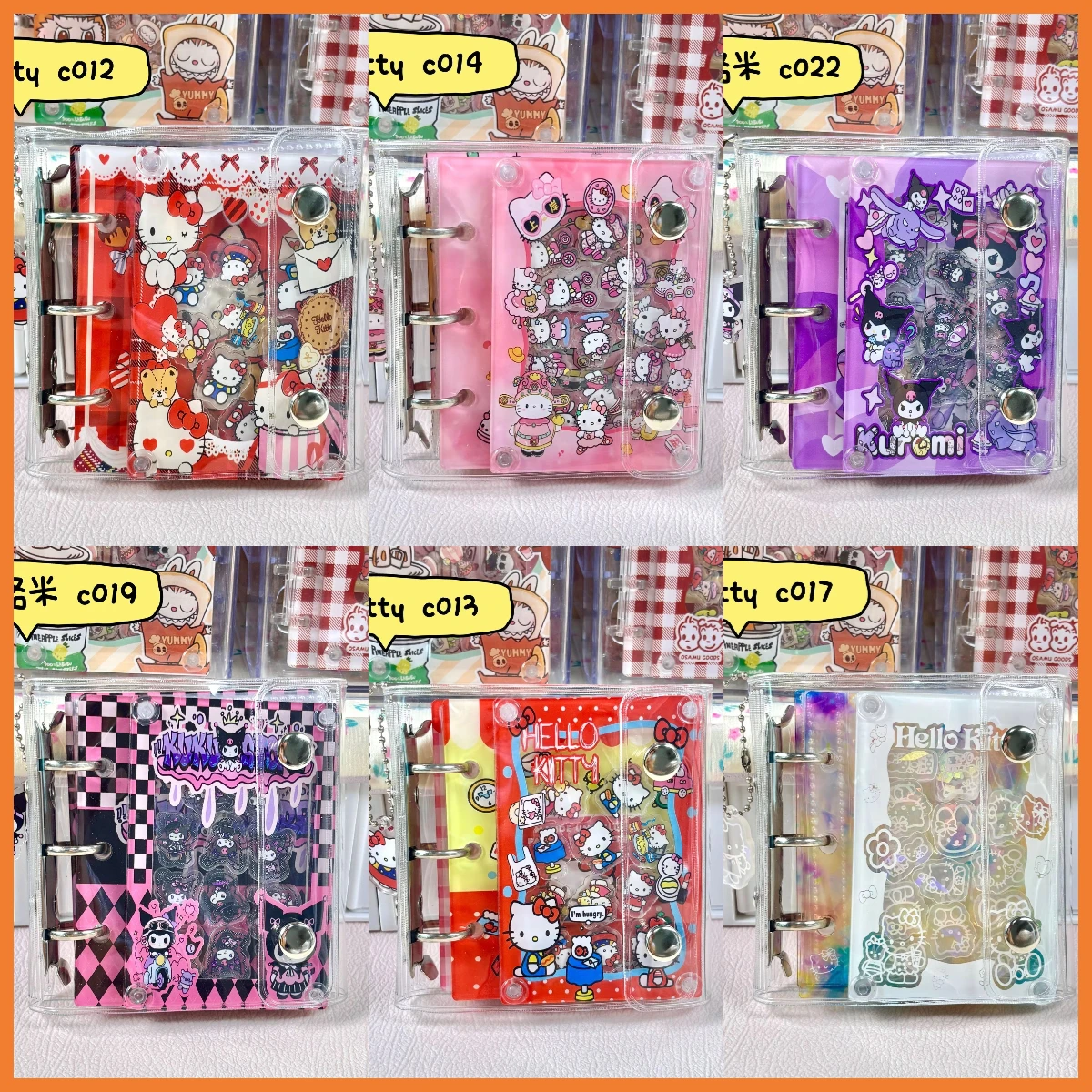 Carpeta de colección A8 Cartoon Kitty Kuromi, libro de tarjetas de colección Premium Idol Yugioh, Mtg, Tcg, cartas de juego y cartas deportivas