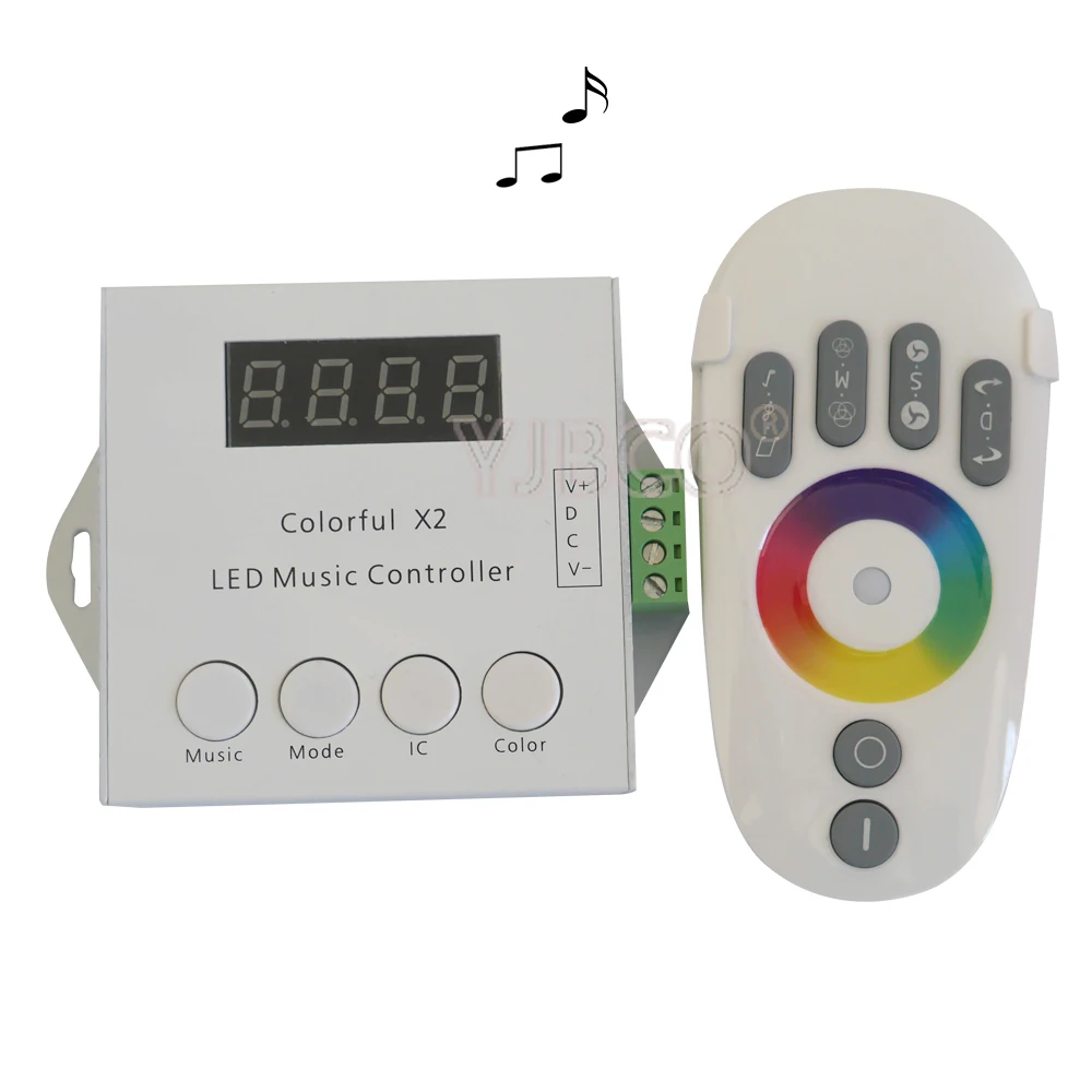 5V-24V 12V Full Color Muziek Rgb Led Strip Controller 600/1000 Pixels Voor Ws2812b Ws2811 Ws2813 6803 Usc1903 Ic Digitale Lichtbalk