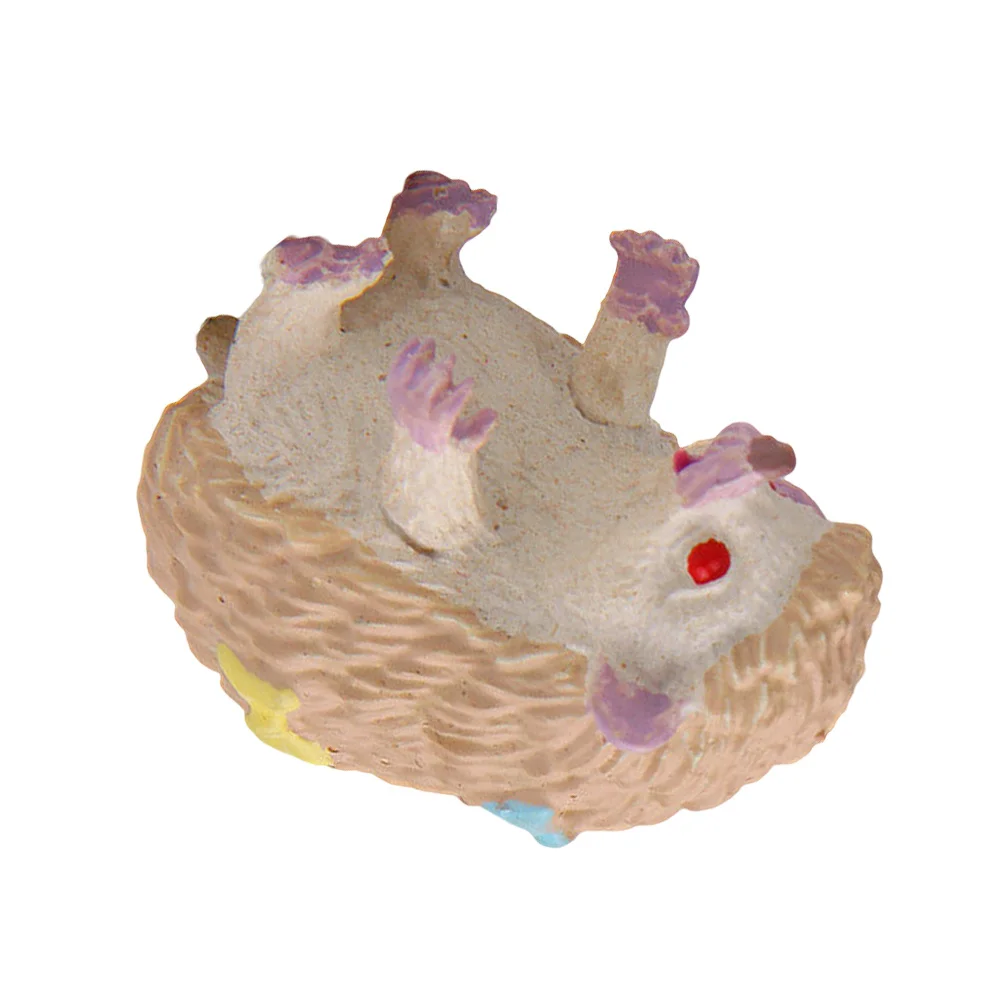 

Hedgehog Resin Sitting Style Family Craft for Home Desktop Cake Baking Gardening Decoration Lovely Gift for Office Use