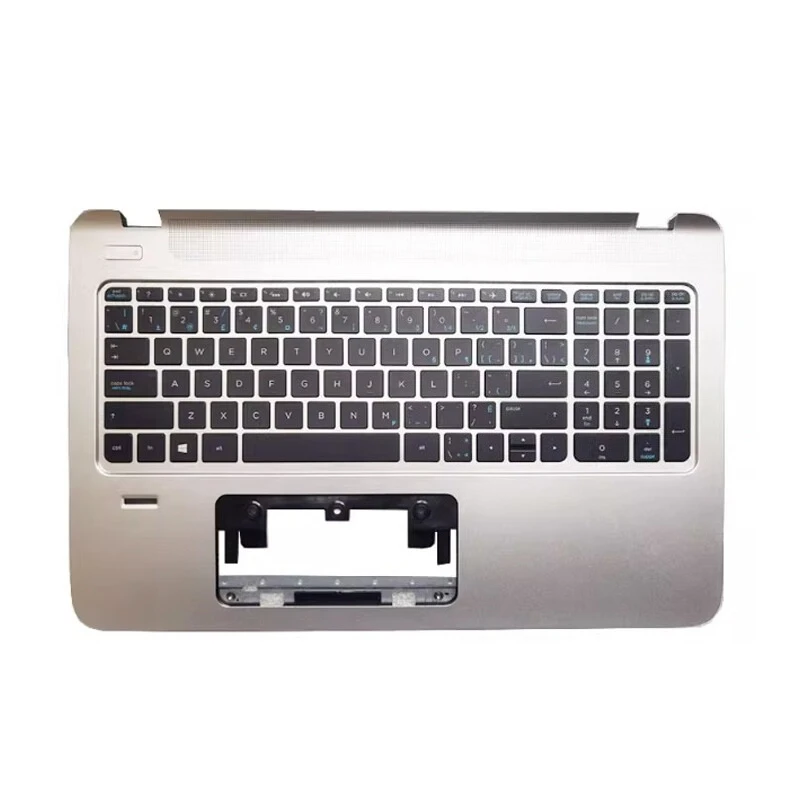 1PC C Shell palmrest with Backlit Keyboard Sliver For HP 15-k 15-p TPN-q140