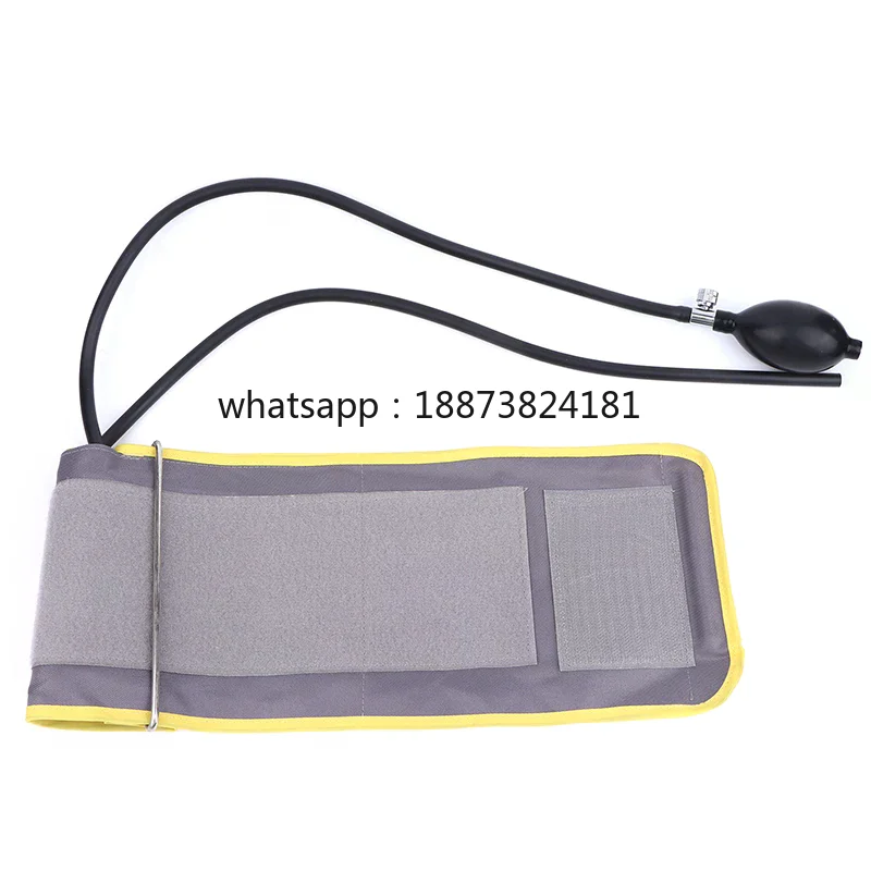 

Sphygmomanometer Cuff Single/Double Tube Armband Medical Household Strap Accessories Cotton Cuff With D-ring