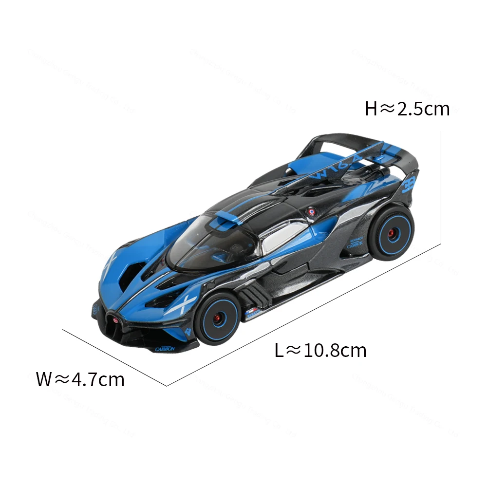 Bburago 1:43 Bugatti Bolide estático vehículos fundidos a presión modelo coleccionable coches de carreras Juguetes