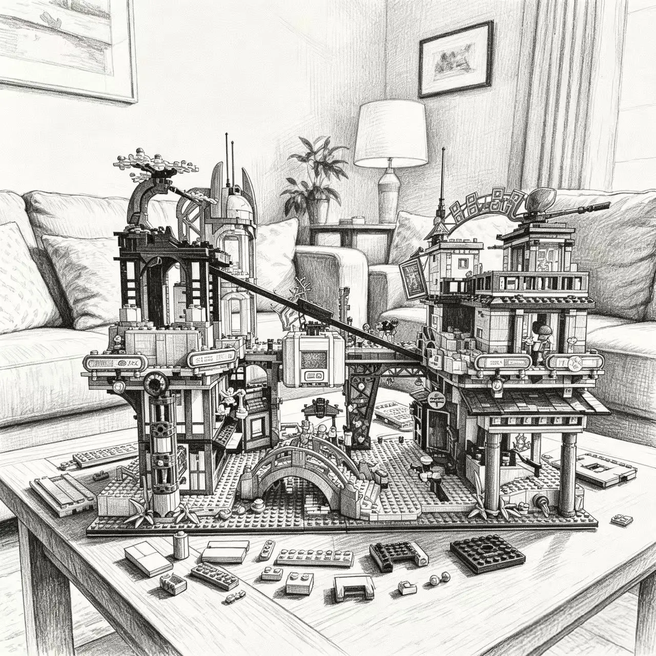 Brick Modeling 2026 Series 6163PCS Market Creative Brick Model Ornaments for Men and ...