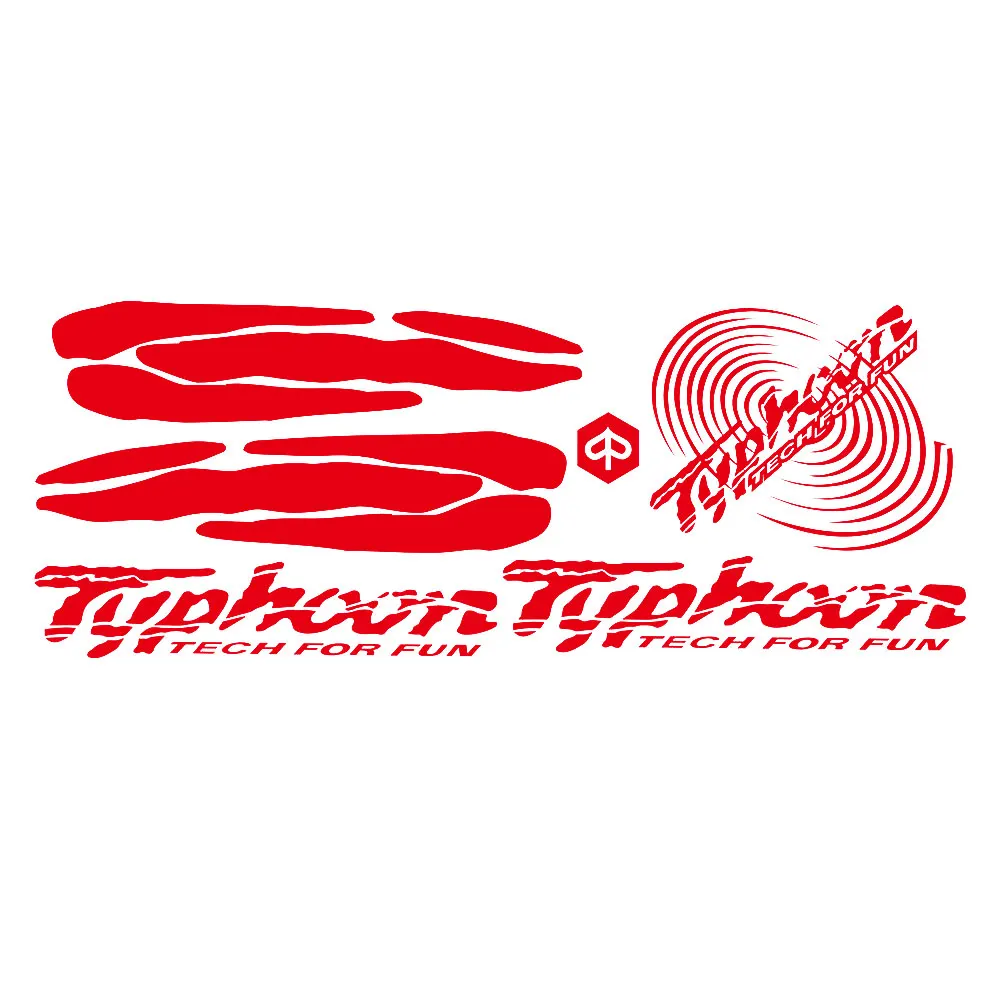 For Piaggio Typhoon Tech for fun Swirl Decals / Stickers Set 50 80 125 172 183 Style 1