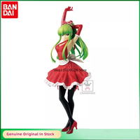 Bandai Original EXQ Code Geass Lelouch of The Rebellion C.C. Christmas Action Figure Desktop Ornaments Model Gift