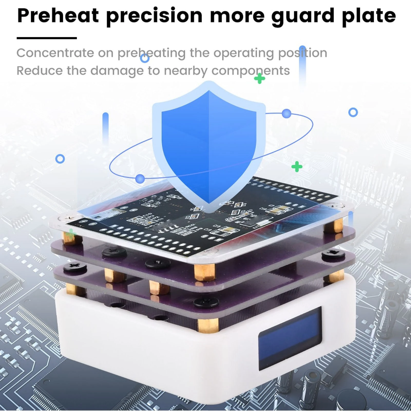 20V Heated Soldering Board For DIY Lab Soldering Machine Hot Plate Chip Low Energy Consumption High Efficiency PCB SMD Soldering