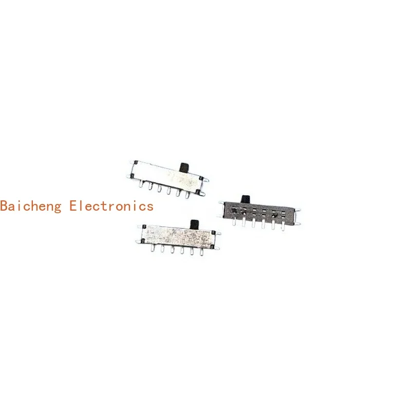 100PCS Surface mount 4-speed 10 foot side shift fluctuation multi speed side sliding switch with fixed pole handle, length 1.5