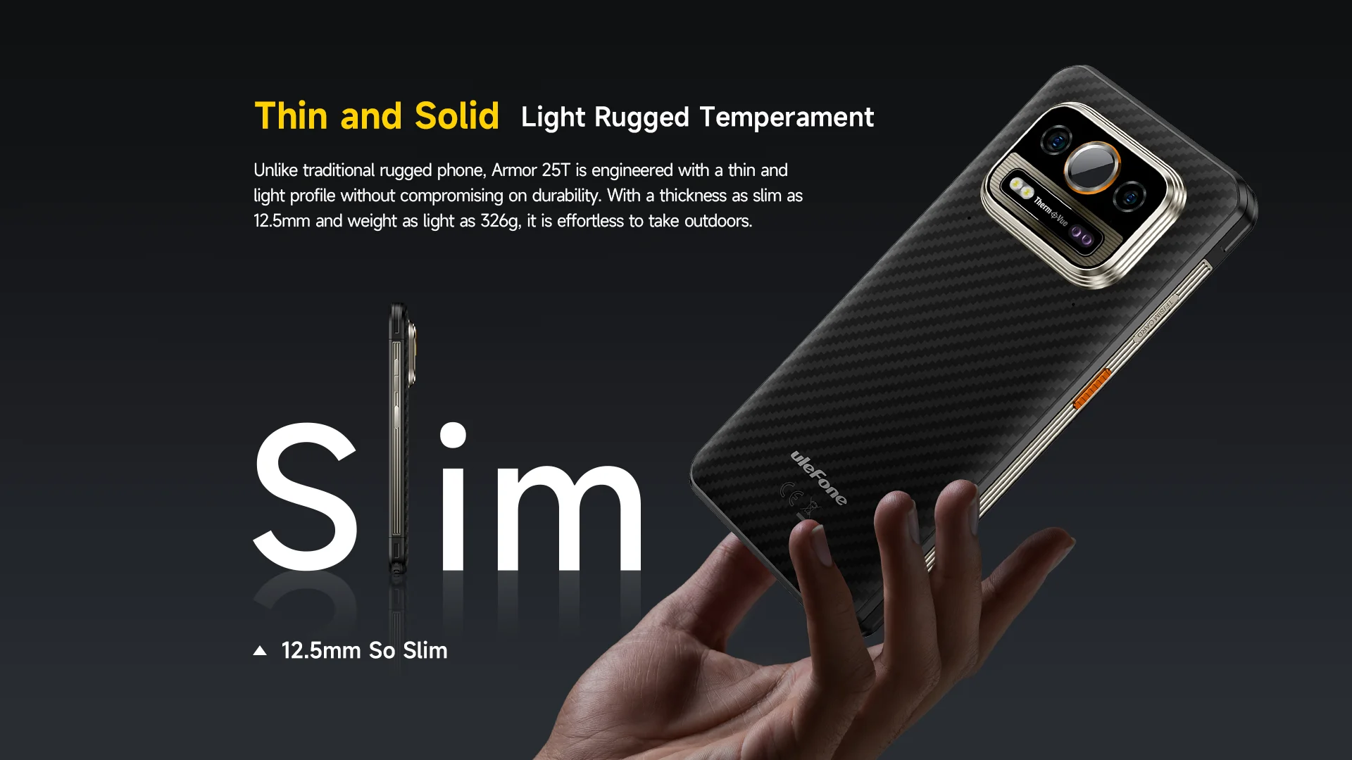 Ulefone Armor 25T NFC 8ГБ 256ГБ 6500mAh 4G Thermal lmaging By FLIR Rugged 64MP Night Vision Android 14 глобальная версия