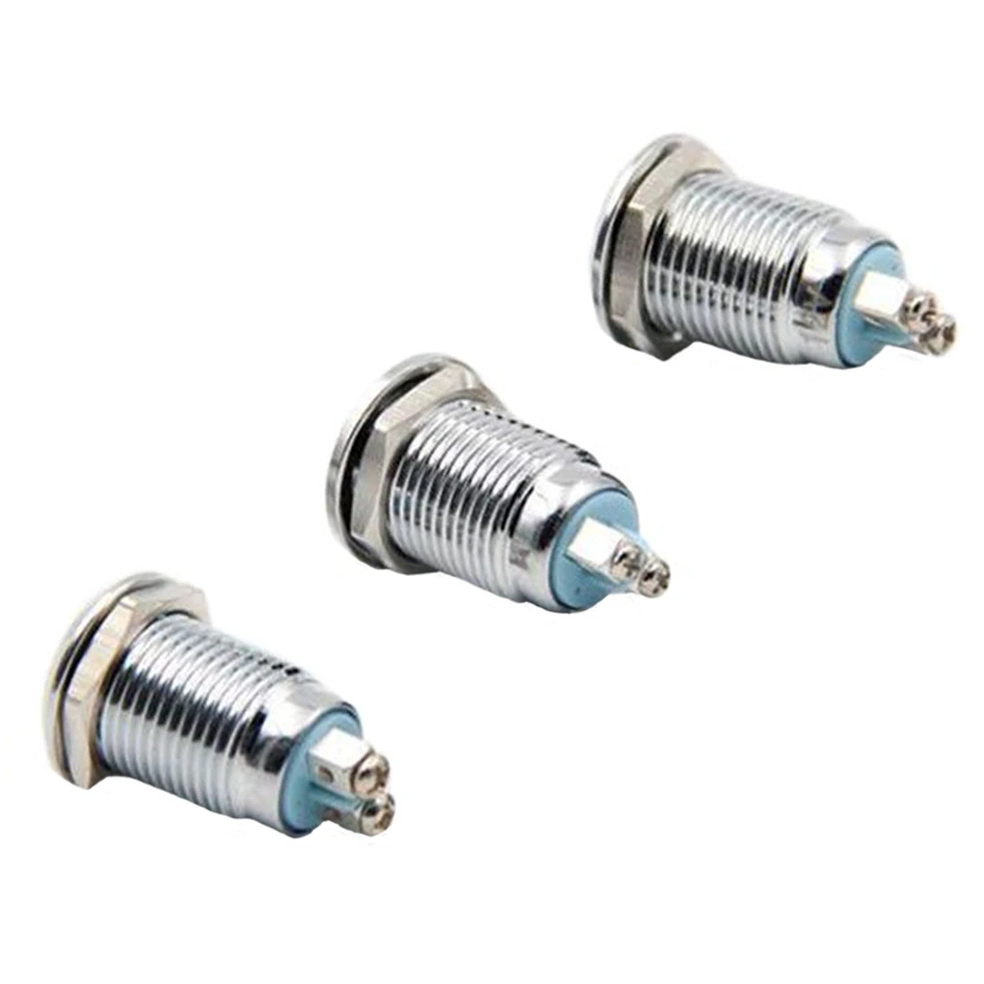 2pcs/Lot Mixture Yellow/Blue/White/Red/Green LED Indicator Lights Signal Pilot Lamp 12V/24V/220V