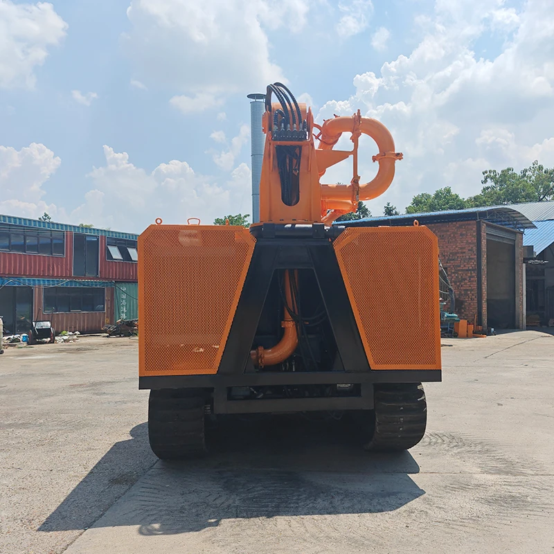 Tracked Boom Pump With Mixing Function 15m Reach Arm Diesel For Highway Tunnel Subgrade Concrete Pouring Equipment