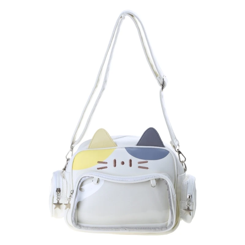 

Ita Bag Pin Display Backpack for School Preppy Backpack for Girls Y2k Aesthetic Single Shoulder Crossbody Bag