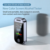 Digital Alcohol Tester Professional Breathalyzer With LCD Display USB Rechargeable Plastic Electronic Alcohol Tester Keychain